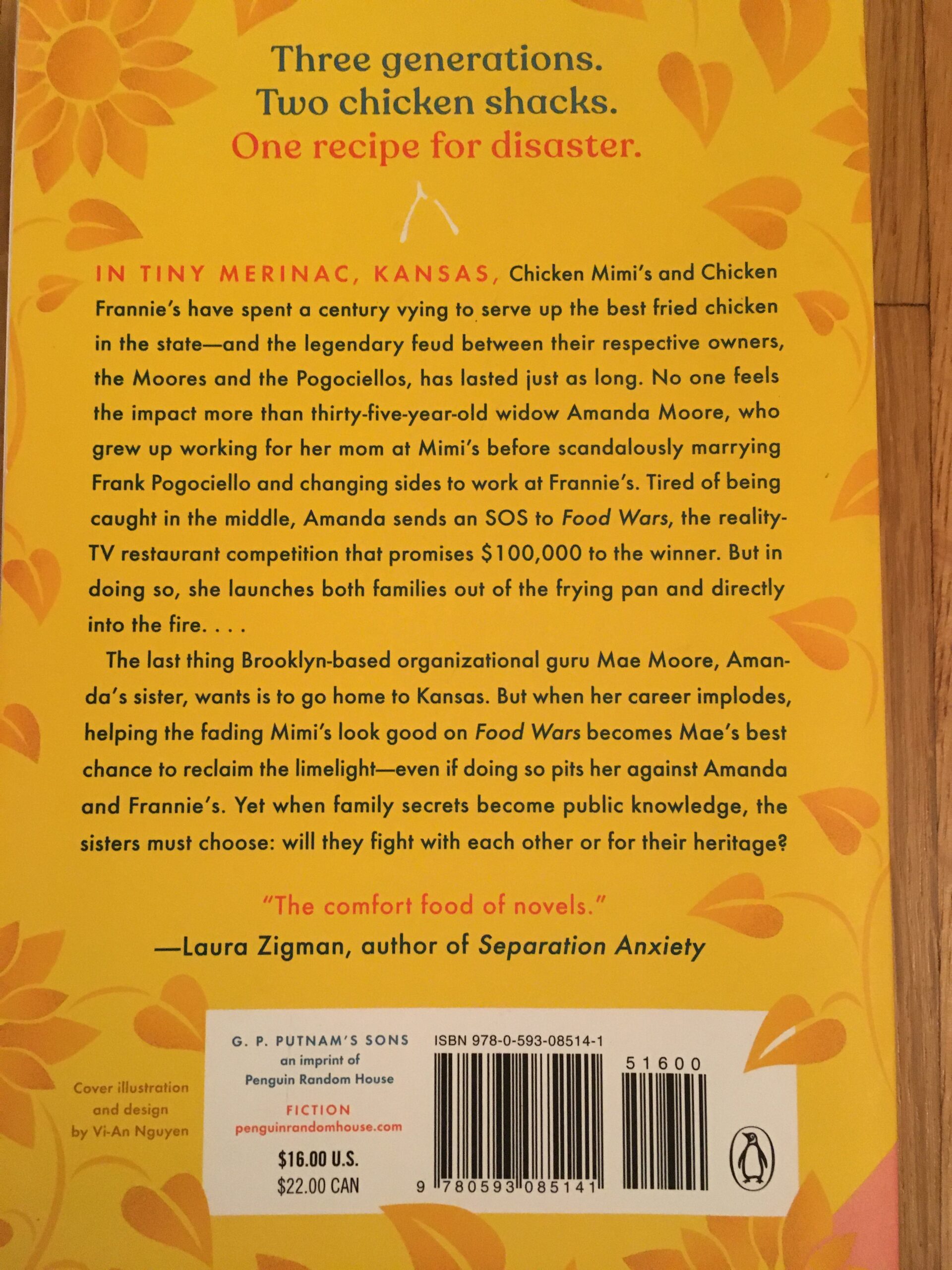 The Chicken Sisters book blurb